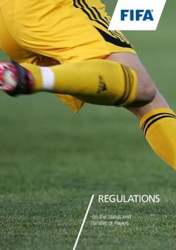 REGULATIONS on the Status and Transfer of Players - FPF