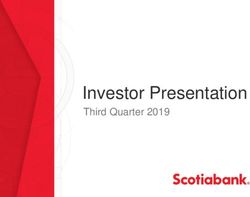 Investor Presentation - Third Quarter 2019 - Scotiabank Global Site