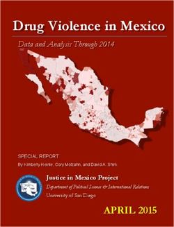 Drug Violence in Mexico - Data and Analysis Through 2014 - APRIL 2015