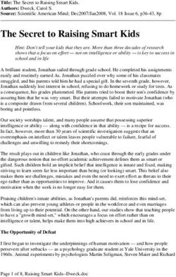 The Secret to Raising Smart Kids