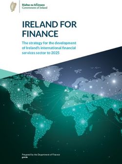 IRELAND FOR FINANCE The strategy for the development of Ireland's international financial services sector to 2025 - Skillnet Ireland