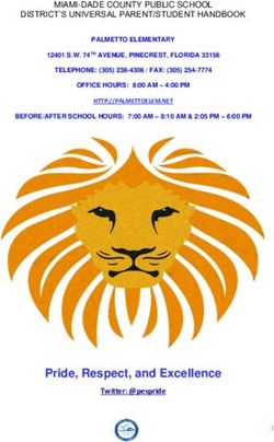 Pride, Respect, and Excellence - Palmetto Elementary