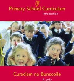 Primary School Curriculum - Curaclam na Bunscoile - Introduction - Réamhrá