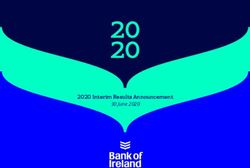 20 20 30 June 2020 2020 Interim Results Announcement - Investor Relations