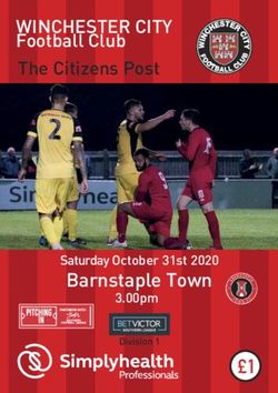 WINCHESTER CITY Football Club The Citizens Post - Barnstaple Town Saturday October 31st 2020 - Winchester City FC