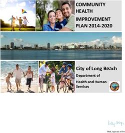 COMMUNITY HEALTH IMPROVEMENT PLAN 2014-2020 - City of Long Beach Department of Health and Human Services
