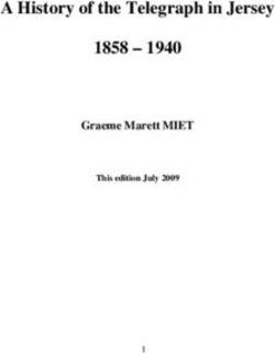 A History of the Telegraph in Jersey 1858 1940 - Graeme Marett MIET This edition July 2009
