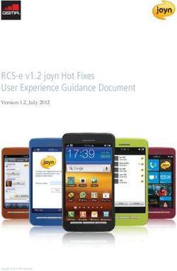 RCS-e v1.2 joyn Hot Fixes User Experience Guidance Document - Version 1.2, July 2012