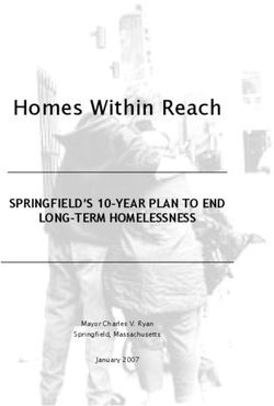 Homes Within Reach SPRINGFIELD'S 10-YEAR PLAN TO END LONG-TERM HOMELESSNESS - Mayor Charles V. Ryan