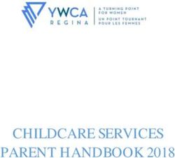 CHILDCARE SERVICES PARENT HANDBOOK 2018 - Regina