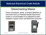 Electrical Code Rules for Portable & Temporary Electrical Power Distribution