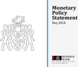 May 2018 Monetary Policy - Reserve Bank of New Zealand