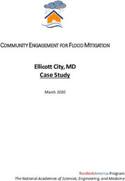 Ellicott City, MD Case Study - COMMUNITY ENGAGEMENT FOR FLOOD MITIGATION March 2020 - Preservation Maryland