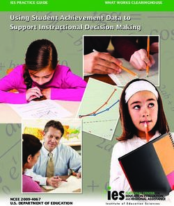 Using Student Achievement Data to Support Instructional Decision Making - IES PRACTICE GUIDE WHAT WORKS CLEARINGHOUSE