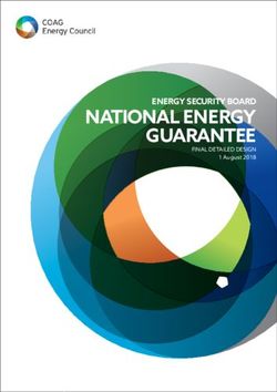 NATIONAL ENERGY GUARANTEE - ENERGY SECURITY BOARD FINAL DETAILED DESIGN 1 August 2018 - COAG Energy Council