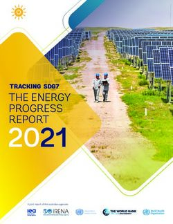 2021 THE ENERGY PROGRESS REPORT - TRACKING SDG7 - Tracking SDG 7