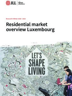 Residential market overview Luxembourg - Research I Winter 2020 2021 - Investors Forum ...