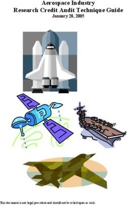 Aerospace Industry Research Credit Audit Technique Guide - January 28, 2005 - This document is not legal precedent and should not be relied upon ...
