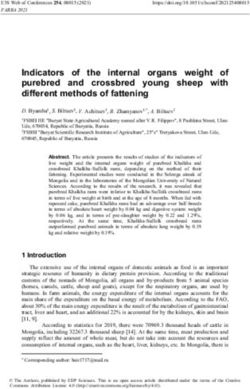 Indicators of the internal organs weight of purebred and crossbred young sheep with different methods of fattening
