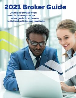 2021 Broker Guide Get the information you need in this easy-to-use broker guide to write new individual policies and renewals - Health Plan of Nevada