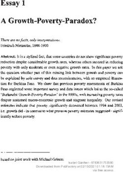 Essay 1 A Growth-Poverty-Paradox? - Peter Lang Publishing