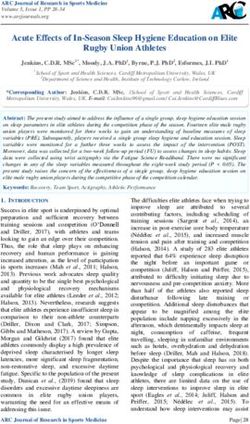 Acute Effects of In-Season Sleep Hygiene Education on Elite Rugby Union Athletes