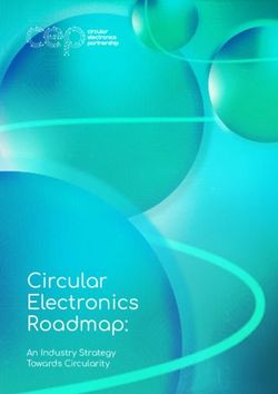 Circular Electronics Roadmap: An Industry Strategy Towards Circularity