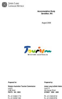 Accommodation Study Geraldton, WA - City of ...