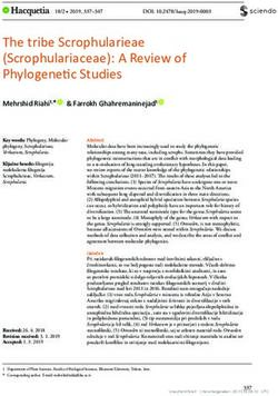 The tribe Scrophularieae (Scrophulariaceae): A Review of Phylogenetic Studies