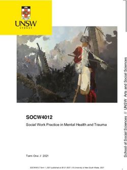 SOCW4012 Social Work Practice in Mental Health and Trauma - Term One // 2021