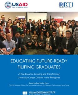 EDUCATING FUTURE-READY FILIPINO GRADUATES