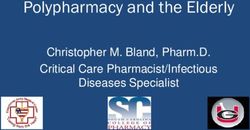 Polypharmacy and the Elderly - Christopher M. Bland, Pharm.D. Critical Care Pharmacist/Infectious Diseases Specialist - American College of Physicians