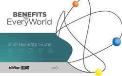 2021 Benefits Guide ENTER - Activision Blizzard Inc.