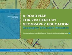 A ROAD MAP FOR 21st CENTURY