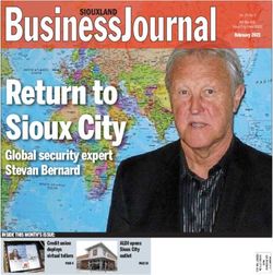 Return to Sioux City Global security expert Stevan Bernard - INSIDE THIS MONTH'S ISSUE: townnews.com
