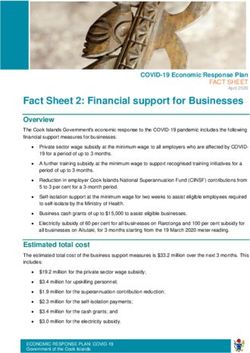 FACT SHEET - Cook Islands ...