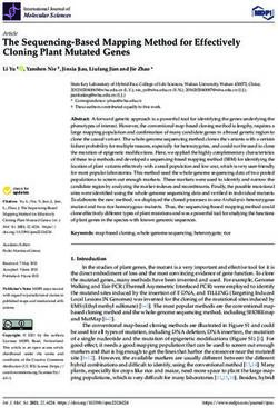 The Sequencing-Based Mapping Method for Effectively Cloning Plant Mutated Genes