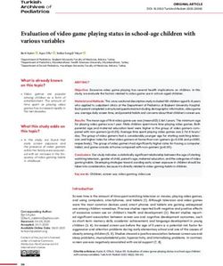 Evaluation of video game playing status in school-age children with various variables