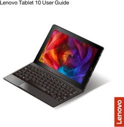 Lenovo Tablet 10 User Guide