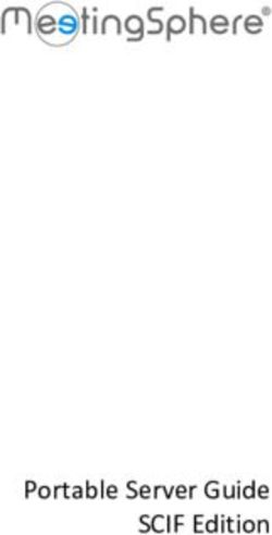 Portable Server Guide SCIF Edition - MeetingSphere