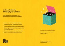An Introduction to Philosophy for Children - The School of Life