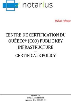 CERTIFICATE POLICY - Public release - Notarius