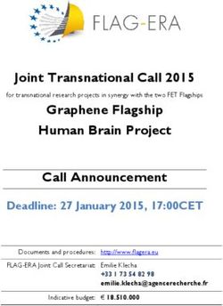 Joint Transnational Call 2015