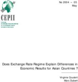 Does Exchange Rate Regime Explain Differences in Economic Results for Asian Countries ? - No2004 - 05 May