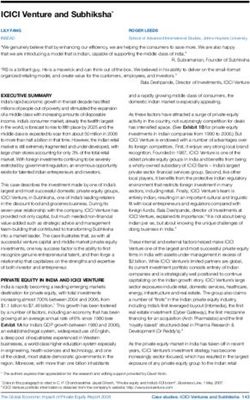 ICICI VENTURE AND SUBHIKSHA