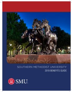 SOUTHERN METHODIST UNIVERSITY 2019 BENEFITS GUIDE - SMU