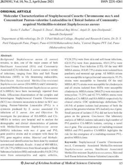 Molecular Characterization of Staphylococcal Cassette Chromosome mecA and Concomitant Panton-valentine Leukocidine in Clinical Isolates of ...