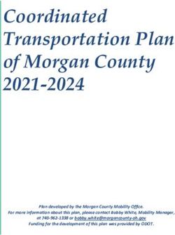 Coordinated Transportation Plan of Morgan County 2021-2024