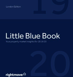 20Little Blue Book - London Edition Your property market insights for 2019/20 - Rightmove Hub