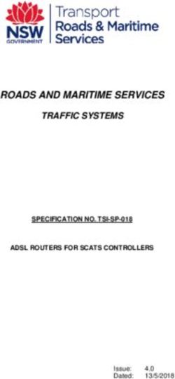 ROADS AND MARITIME SERVICES - TRAFFIC SYSTEMS SPECIFICATION NO. TSI-SP-018 ADSL ROUTERS FOR SCATS CONTROLLERS - Roads and ...